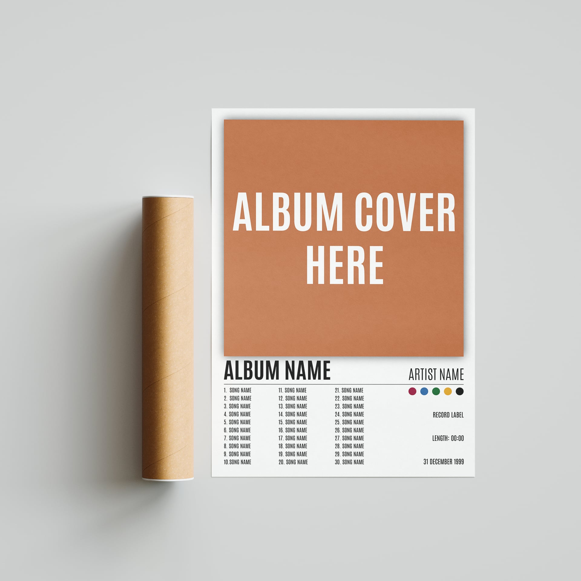 Custom Album Cover Print view 2