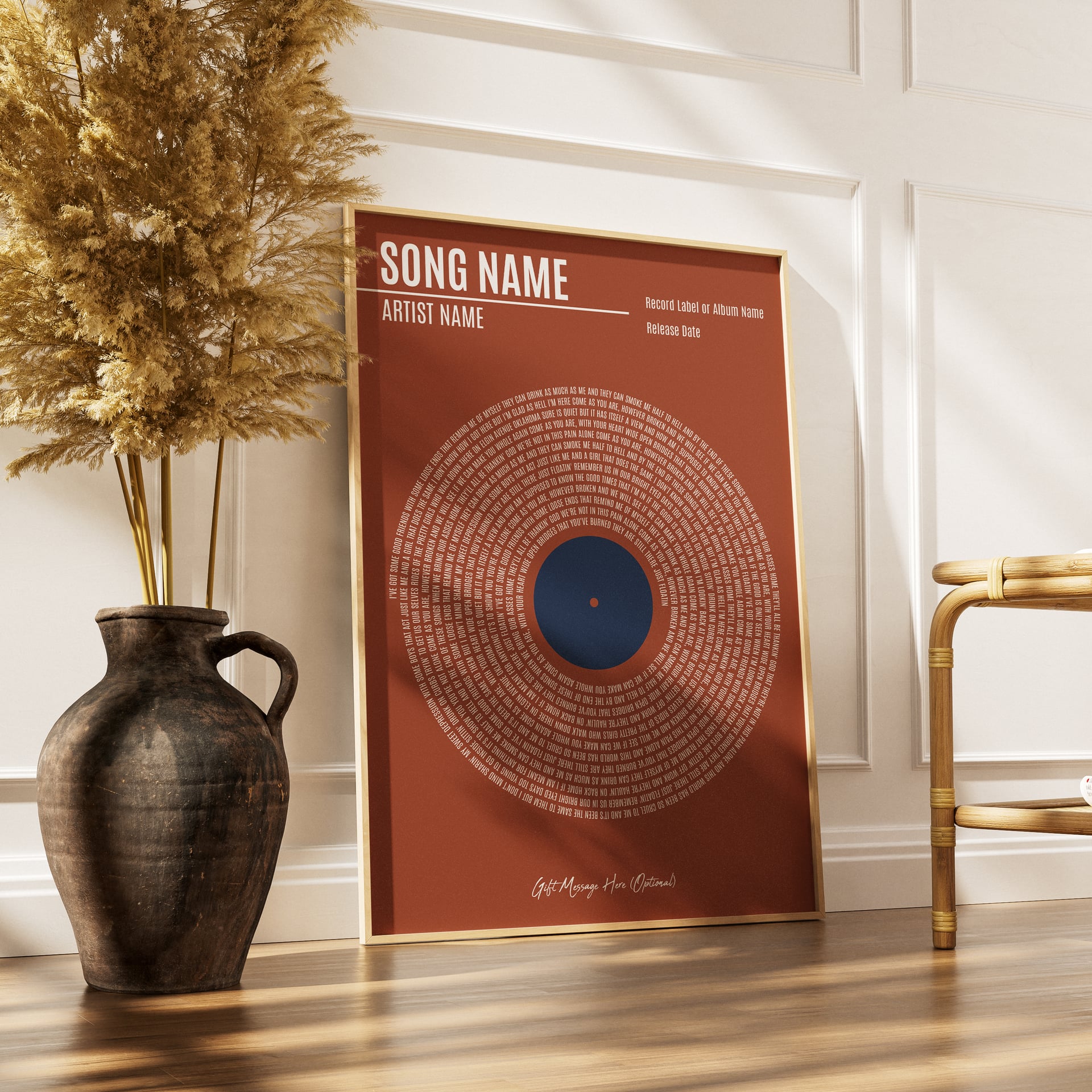 Custom Vinyl Lyrics Print - 1 view 6