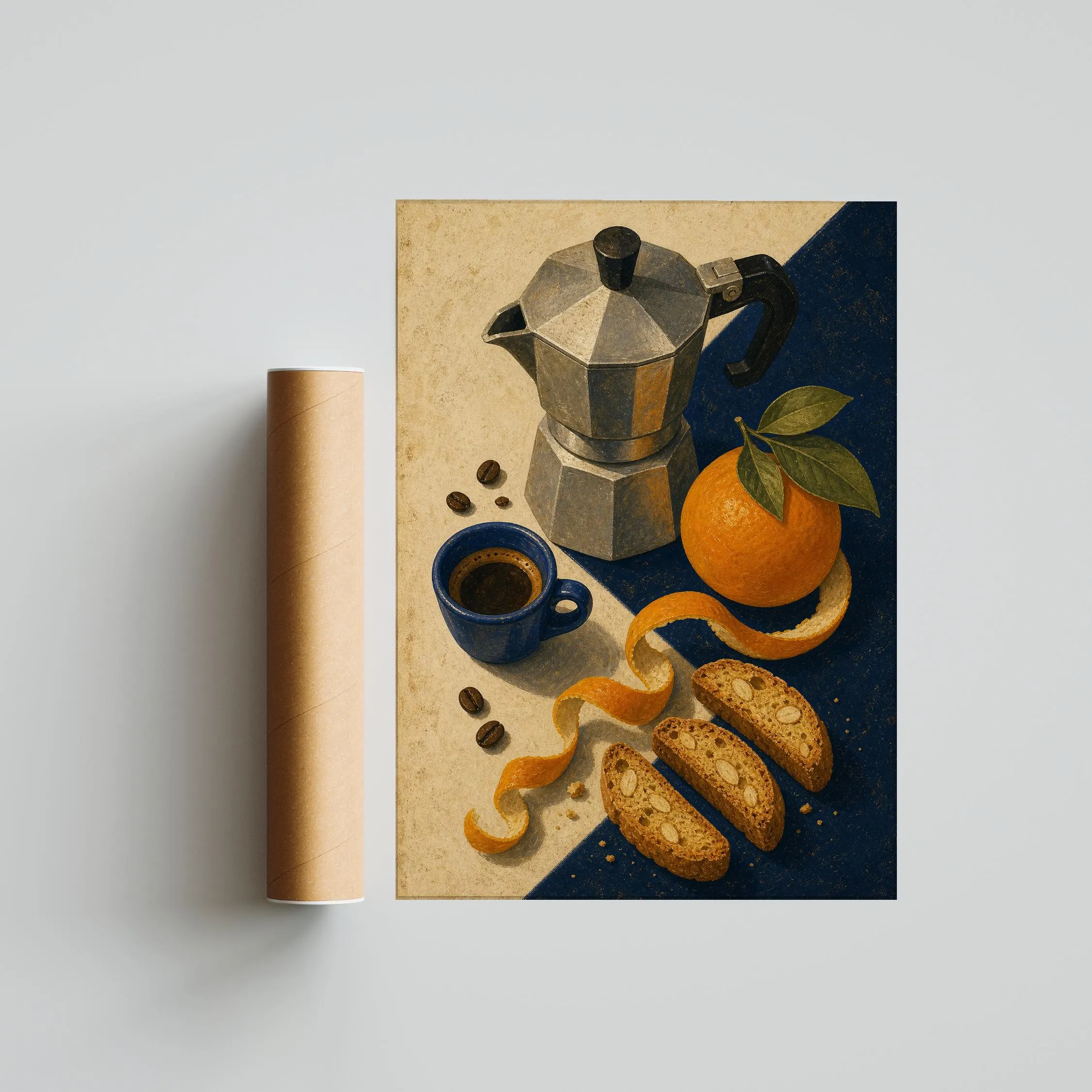 Espresso Kitchen Print, Italian Coffee Still Life Wall Art, Vintage Editorial Poster, Cafe Kitchen Decor, Housewarming Gift – Calm Wall Art by Artsify thumbnail 5
