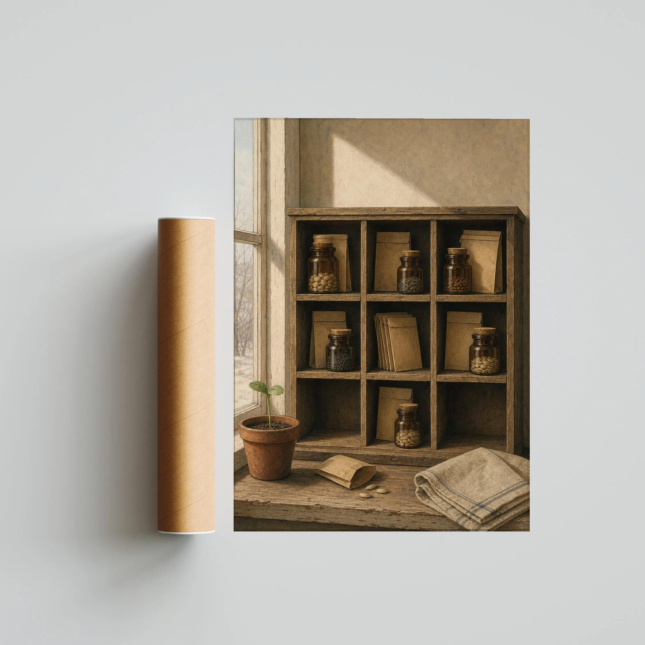 Vintage Seed Packet Print, Seed Library Wall Art, Spring Garden Poster, Cottagecore Botanical Decor, Housewarming Gift – Calm Wall Art by Artsify thumbnail 5